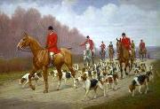 unknow artist Classical hunting fox, Equestrian and Beautiful Horses, 176. china oil painting reproduction